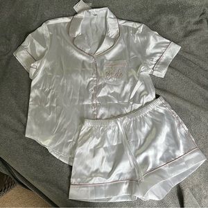NWT David’s Bridal Bride PJ Set